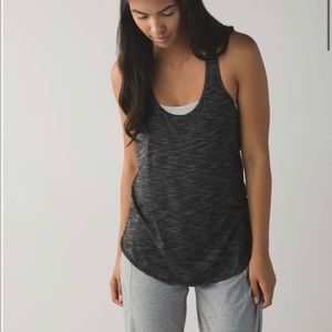 Lululemon 105F Singlet in Heathered Black